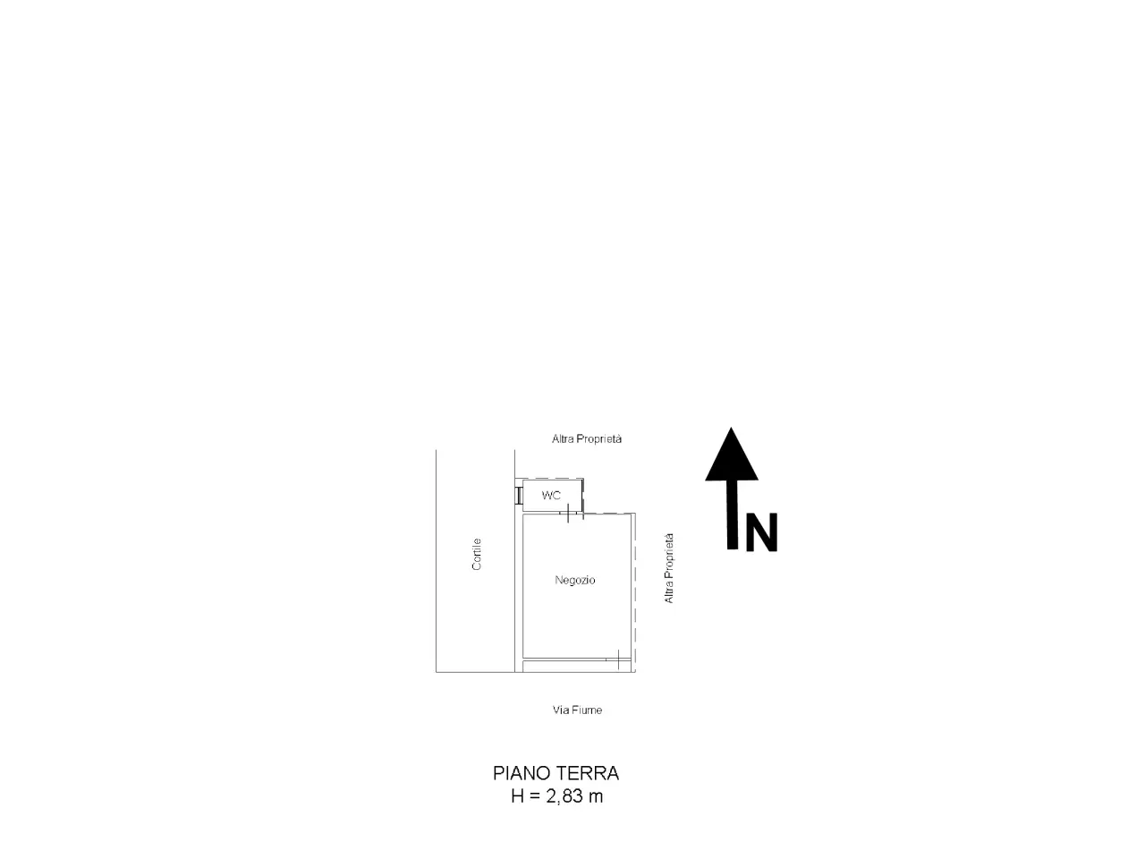 Negozio in , Venezia, {3} - Planimetria 1