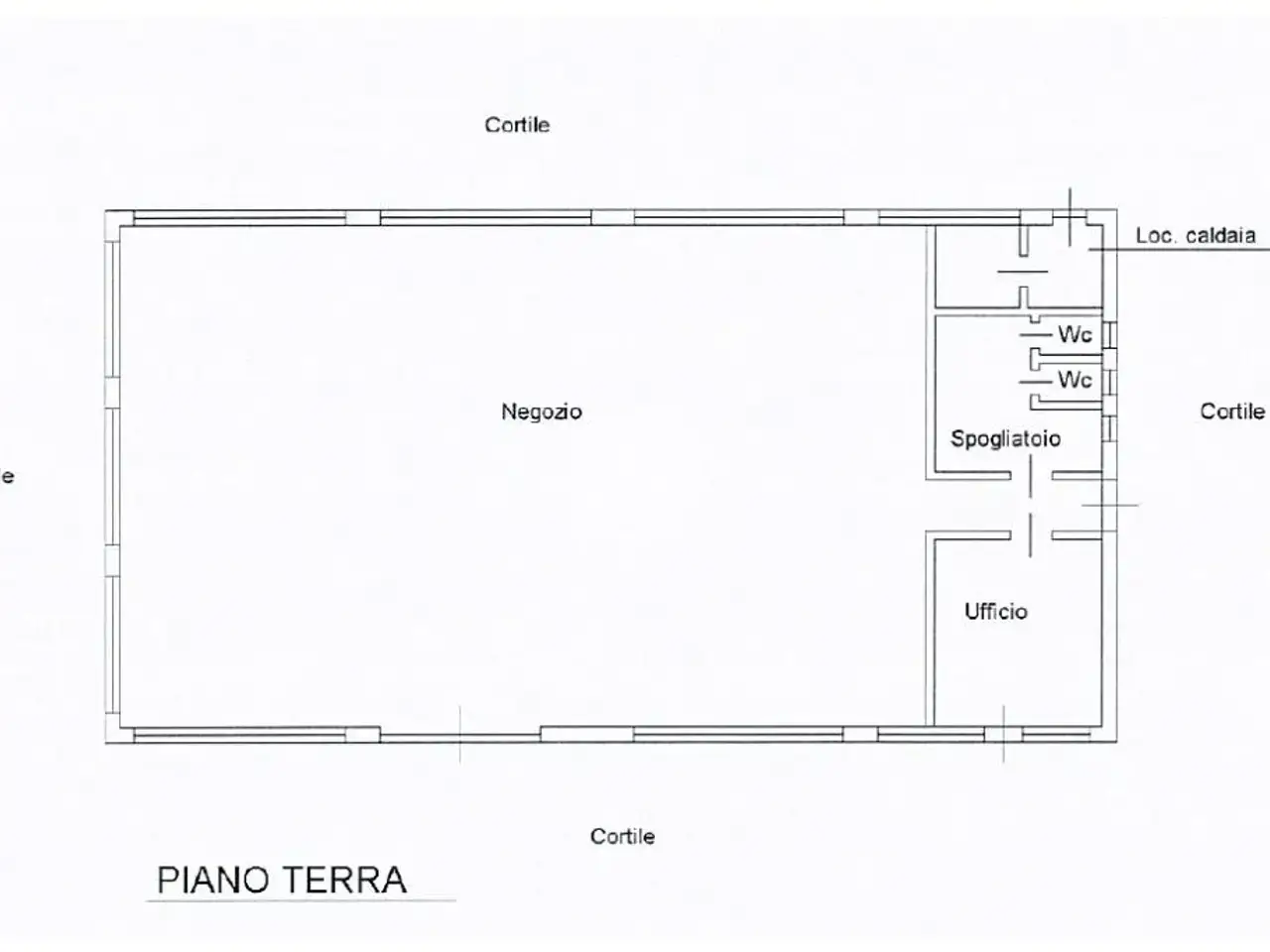 Capannone in Via Roma 123, Castiglione D'Adda, {3} - Planimetria 1