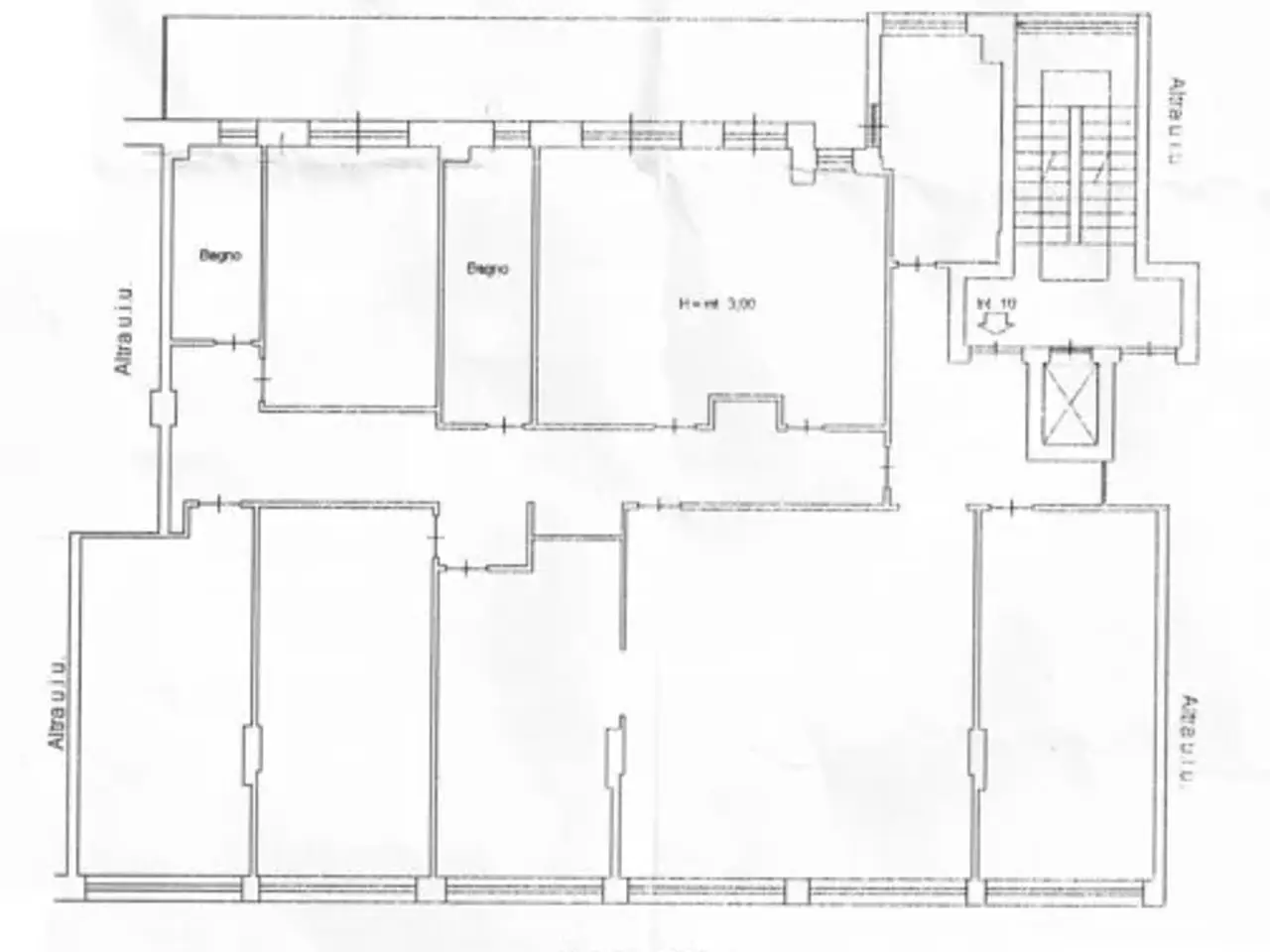 Ufficio in Via Scipione Bobbio, Napoli, {3} - Planimetria 1