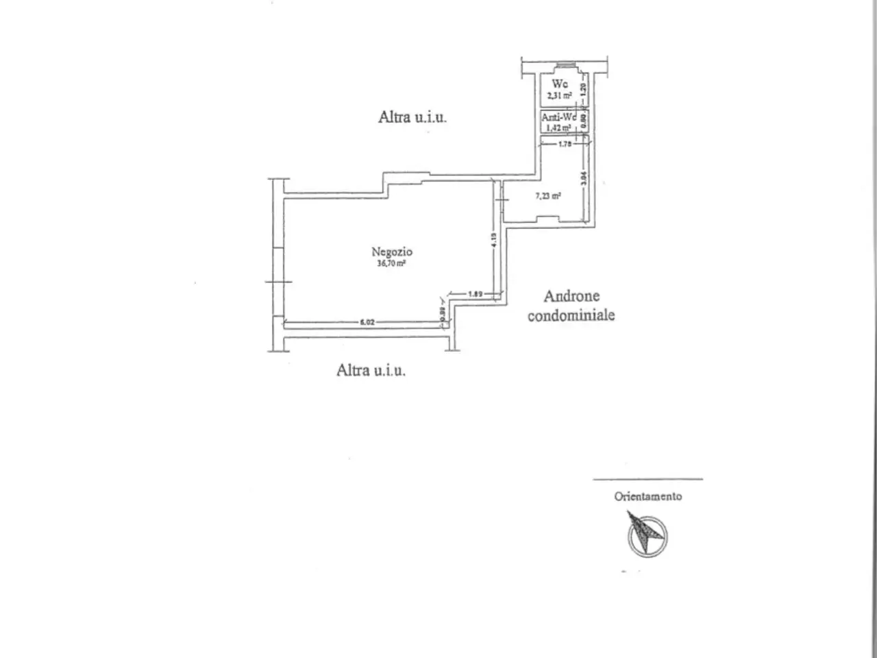 Ufficio in Via Val di Sangro, Roma, {3} - Planimetria 1