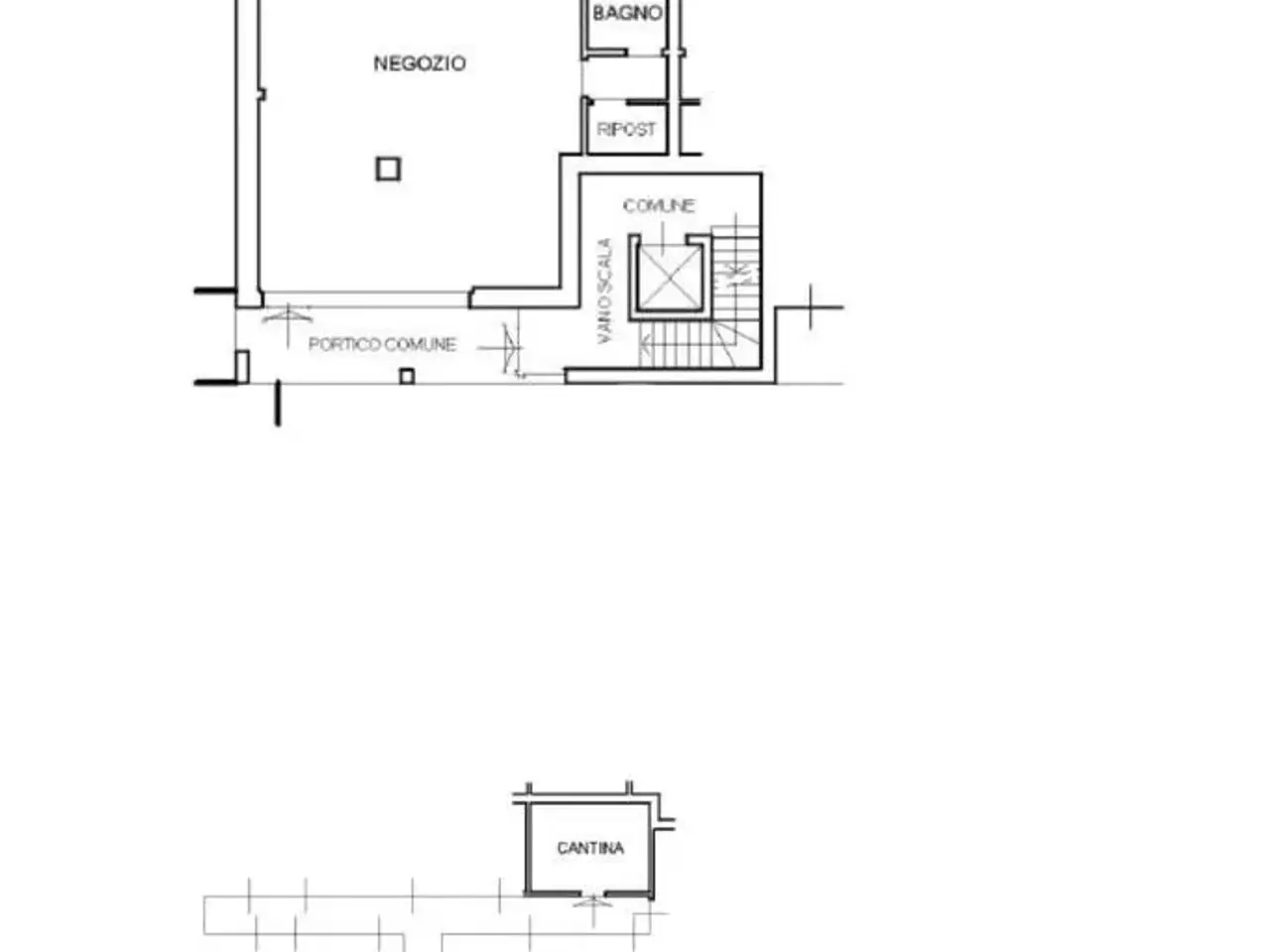 Negozio in Via Madre Teresa di Calcutta, Ossona, {3} - Planimetria 1