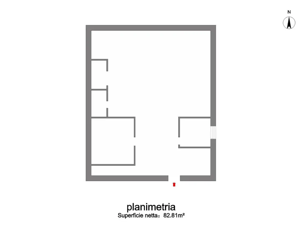 Ufficio in Via Londra 5, Aprilia, {3} - Planimetria 1
