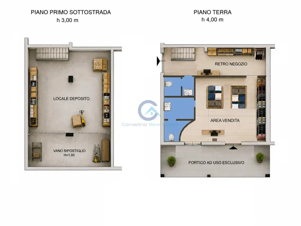 Negozio in Via Genova 50, Catanzaro, {3} - Planimetria 1