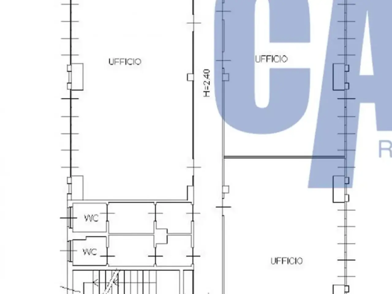Ufficio in Via di Vittorio G., Segrate, {3} - Planimetria 1