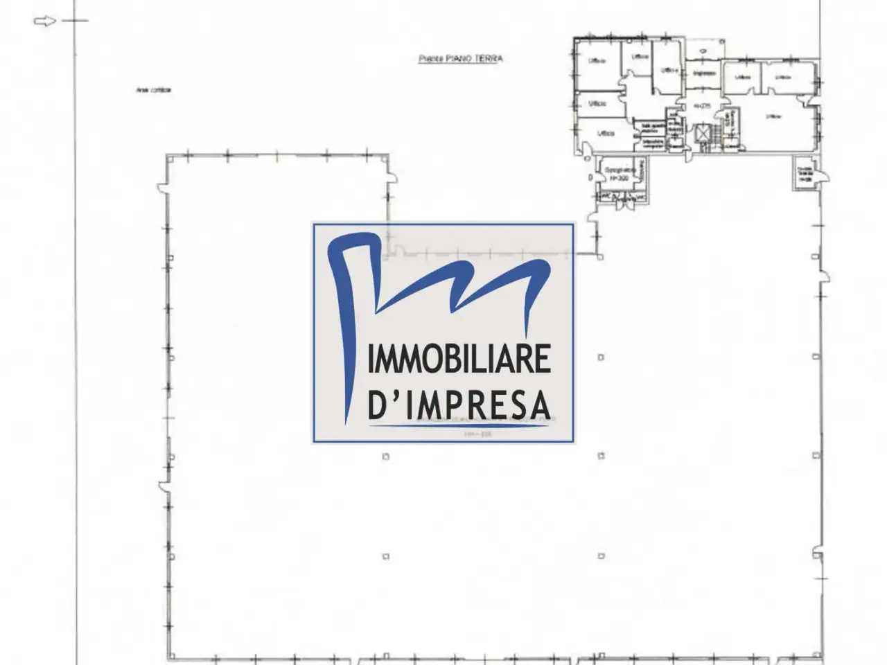 Capannone in Emilia Ovest, Noceto, {3} - Planimetria 1