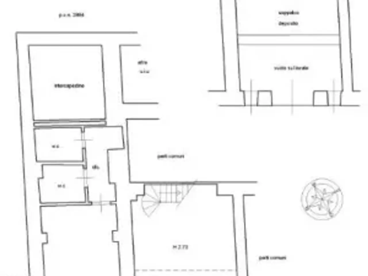 Ufficio in Via Silvio Pellico 10/a, Trieste, {3} - Planimetria 1