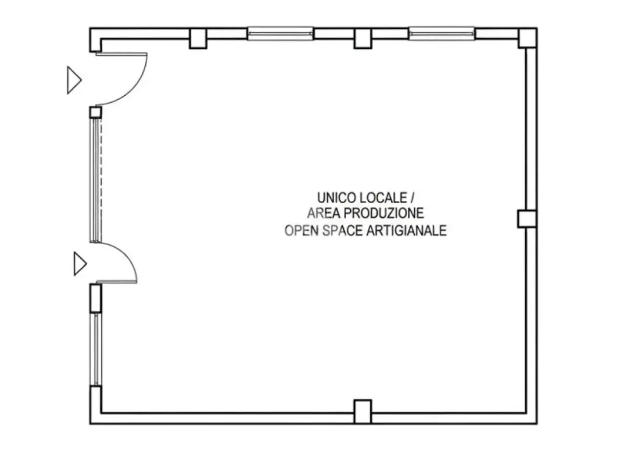 Capannone in Via S. Martino della Battaglia 1, Chiari, {3} - Planimetria 1