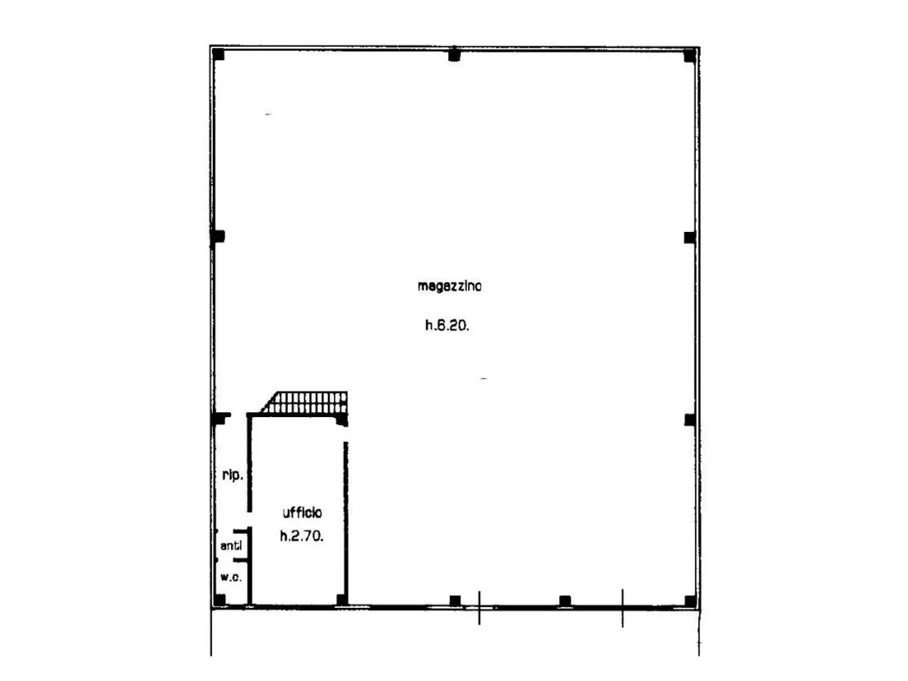 Magazzino in Ravenna, N. Snc, Ravenna, {3} - Planimetria 1
