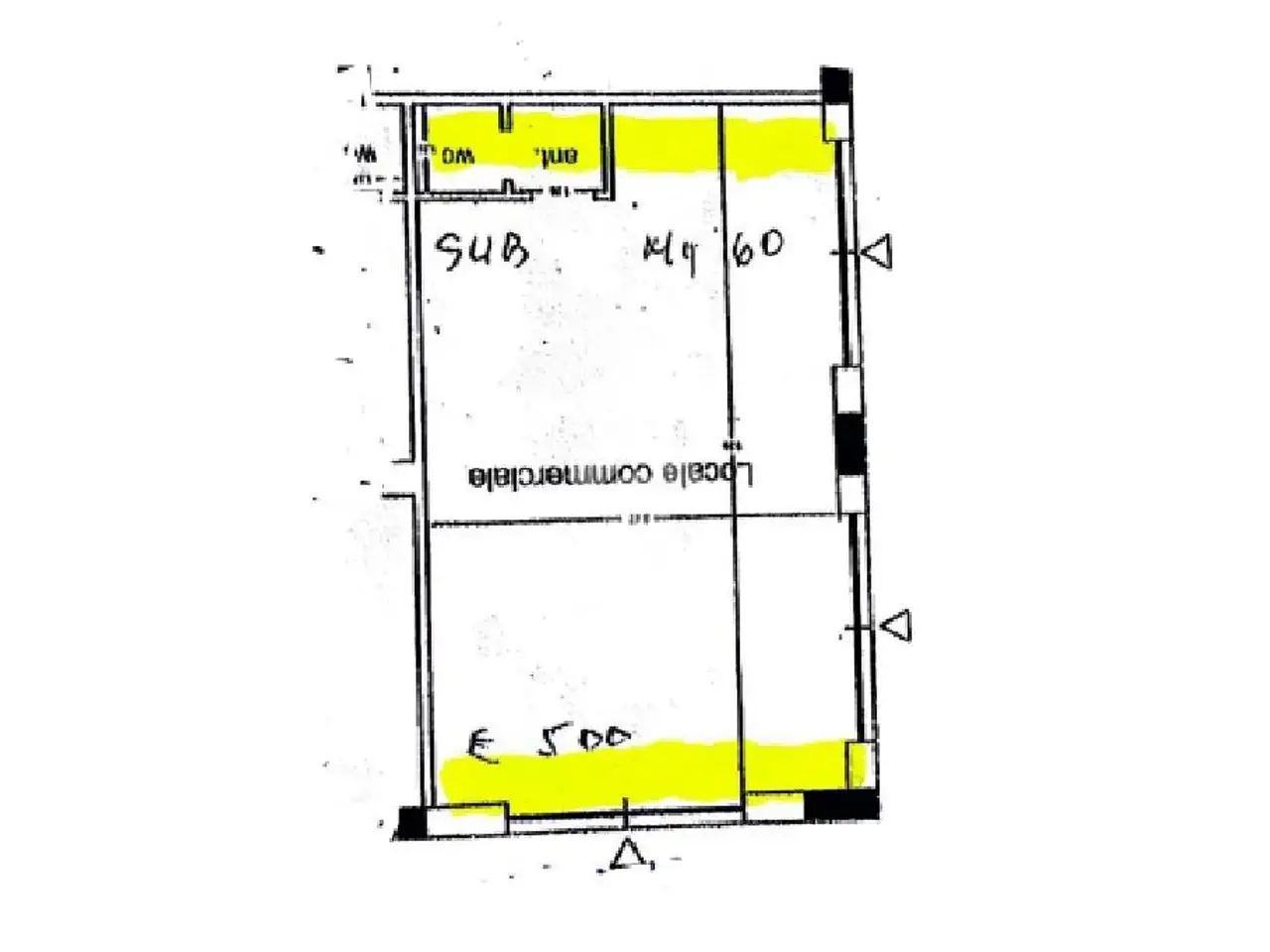 Magazzino in Via Nuoro, Montalto Uffugo, {3} - Planimetria 1