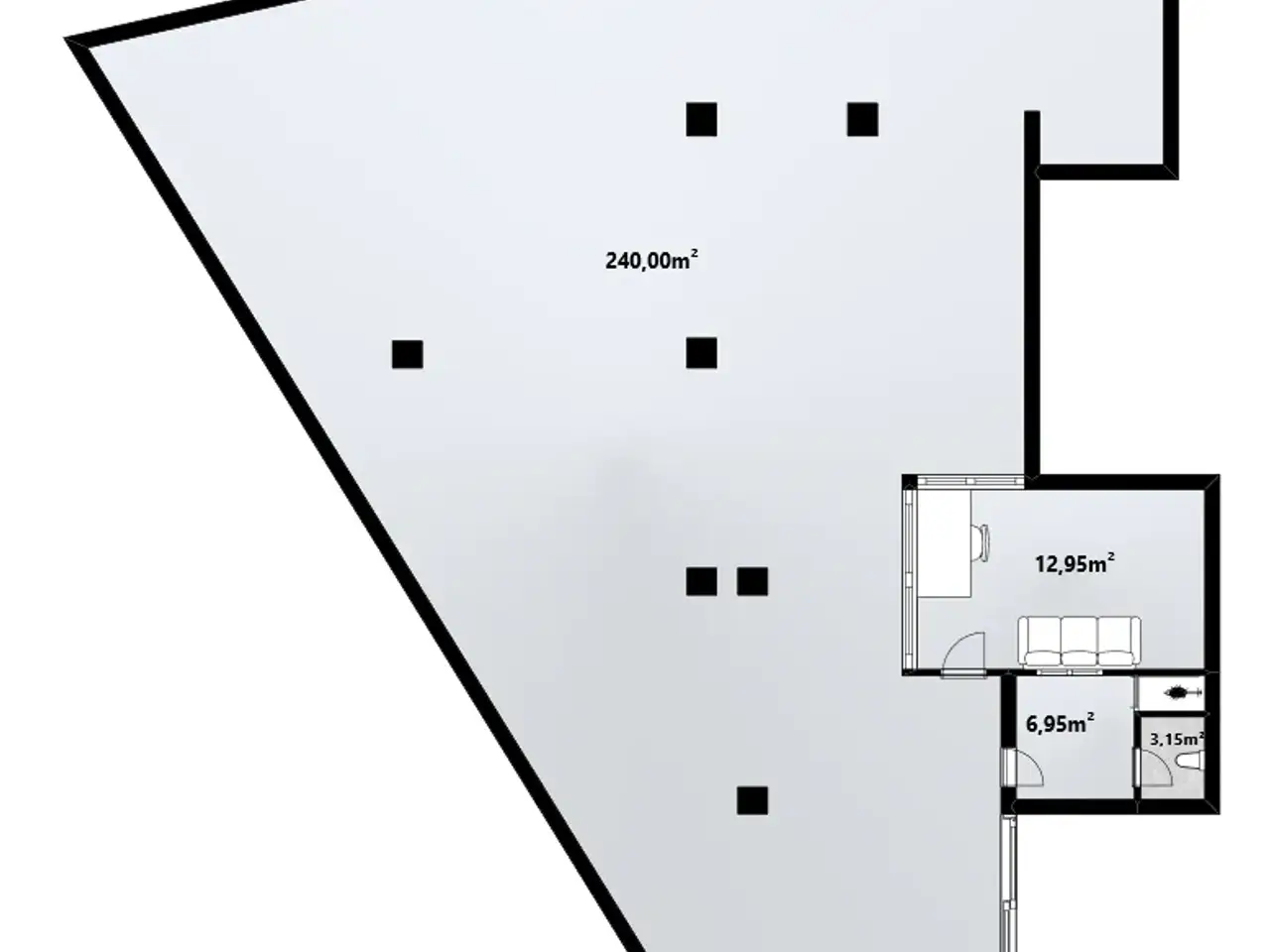 Magazzino in Via Claudia Augusta - Claudia-Augusta-StraßE, Bolzano, {3} - Planimetria 1