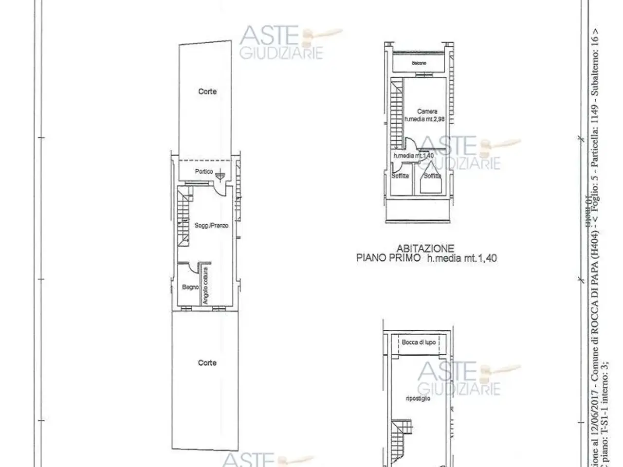 Garage in Via delle Calcare, Rocca Di Papa, {3} - Planimetria 1