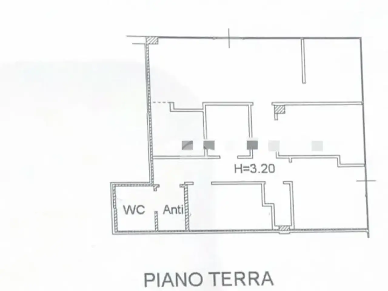 Negozio in Via Martiri di Cervarolo 19, Reggio Emilia, {3} - Planimetria 1