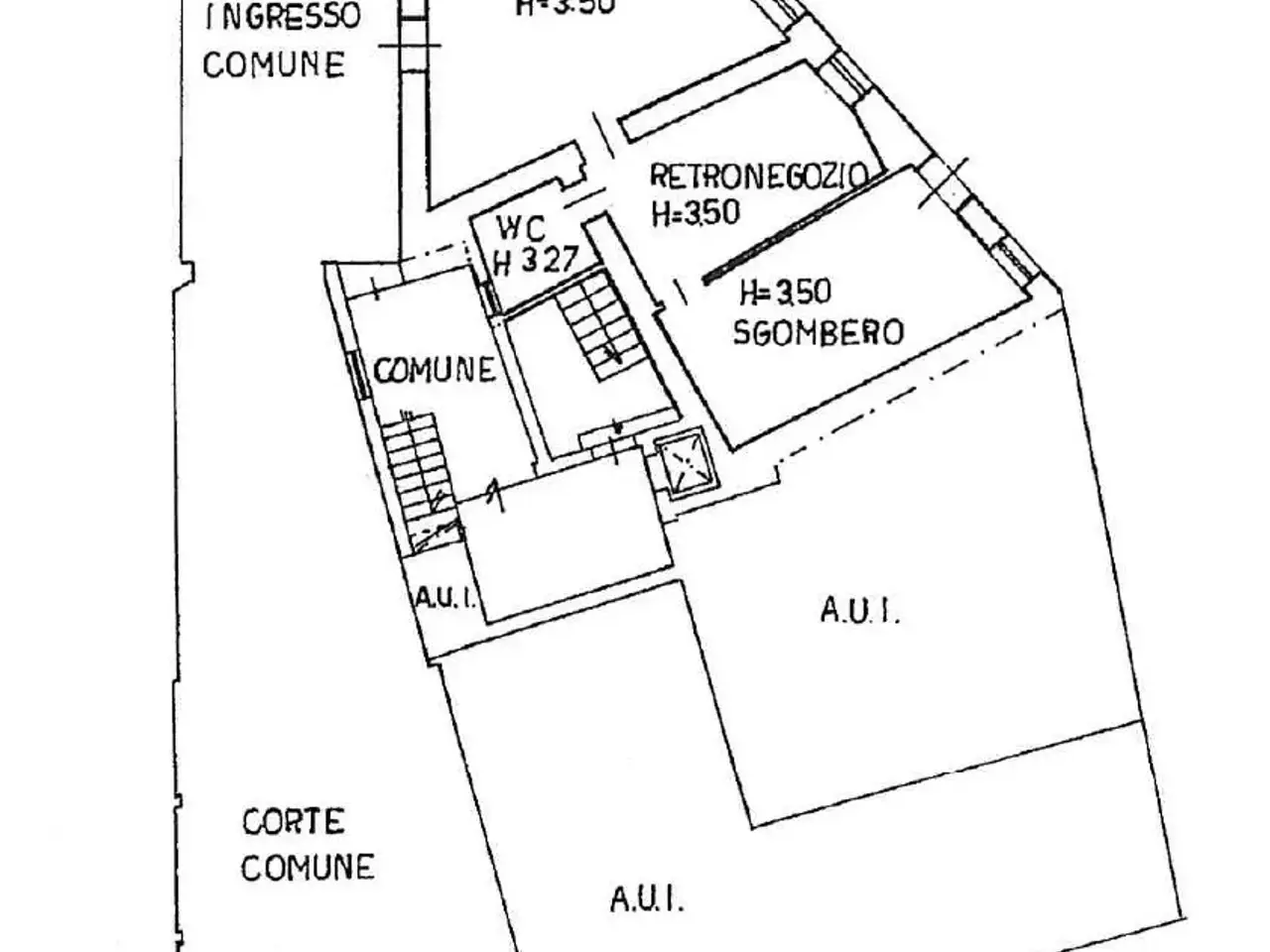 Negozio in Contra' San Paolo, Vicenza, {3} - Planimetria 1