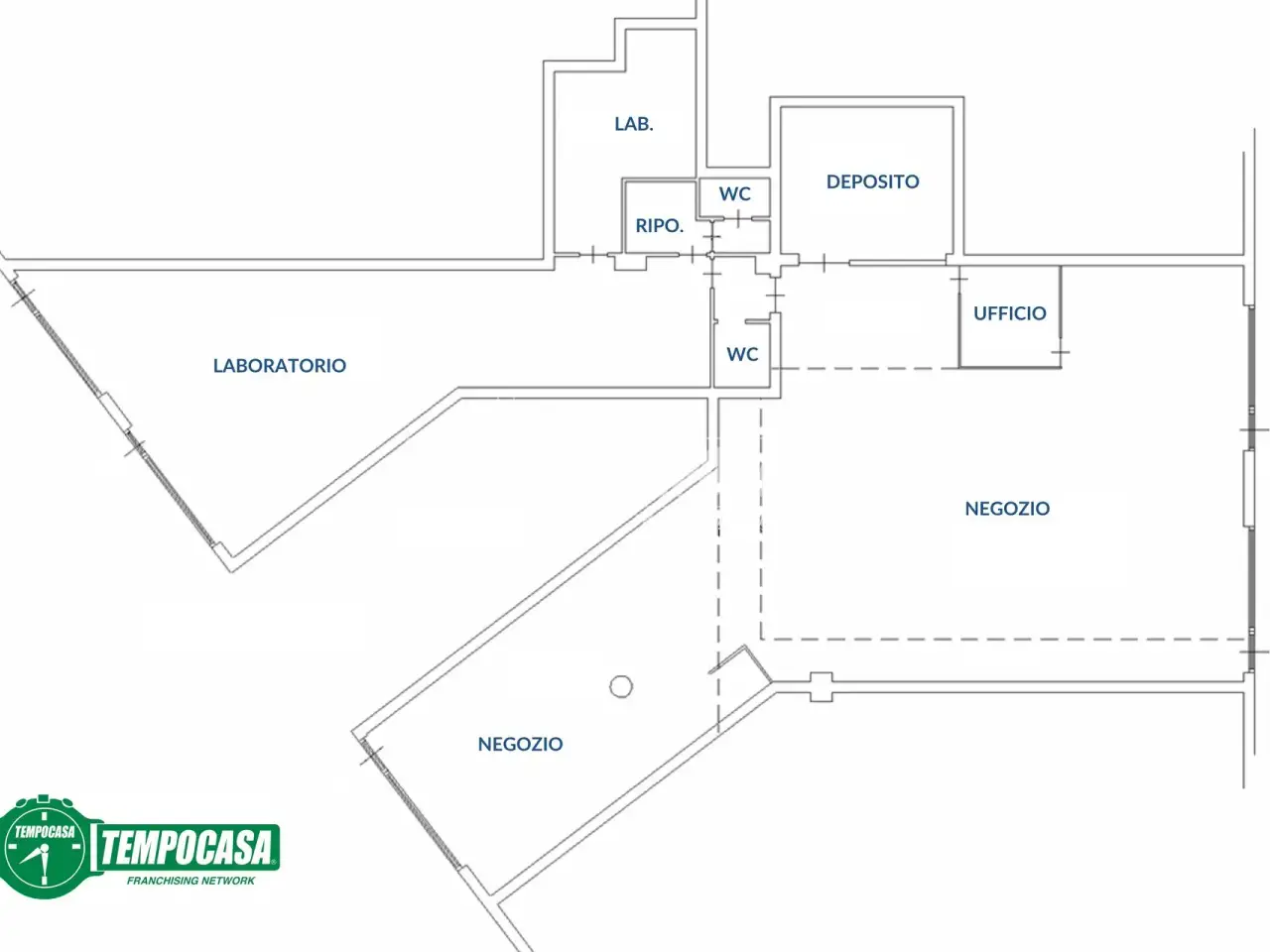 Negozio in Via Nevola, Corinaldo, {3} - Planimetria 1