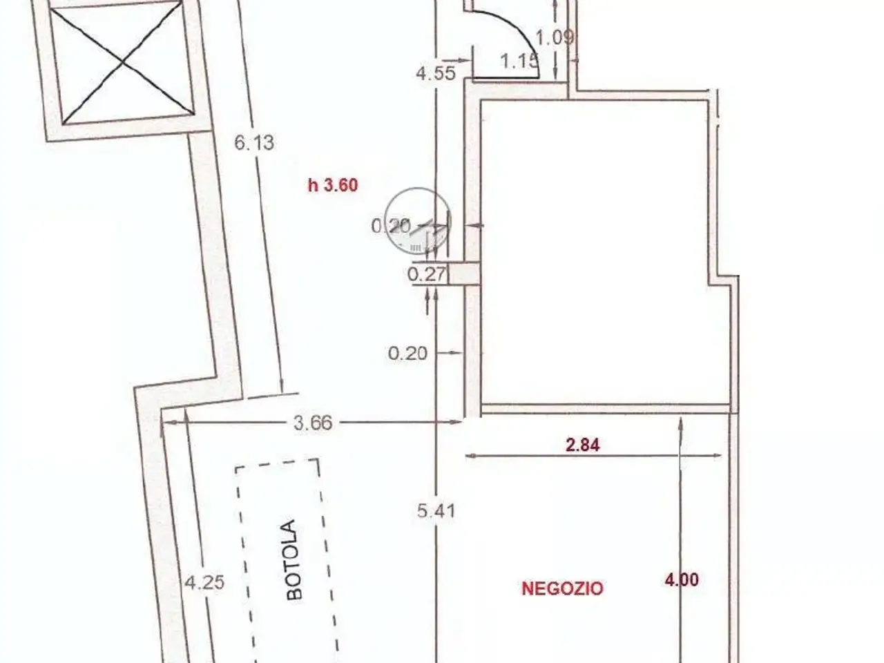 Negozio in Via Parco Vecchio 8, Pavia, {3} - Planimetria 1