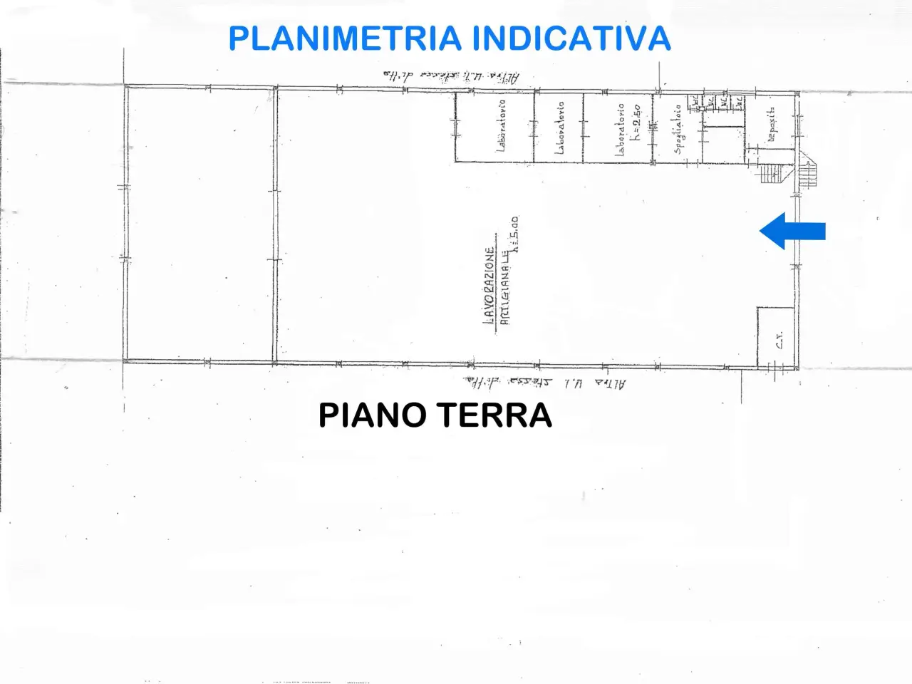 Capannone in Via Dismano, Cesena, {3} - Planimetria 1