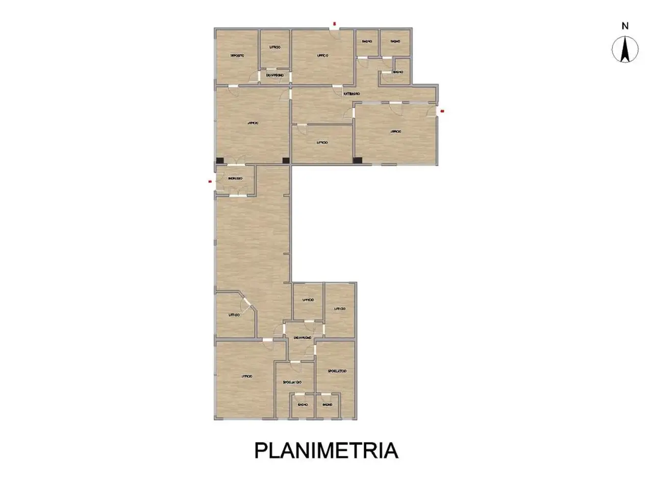 Negozio in Via del Bijou 21, Casalmaggiore, {3} - Planimetria 1