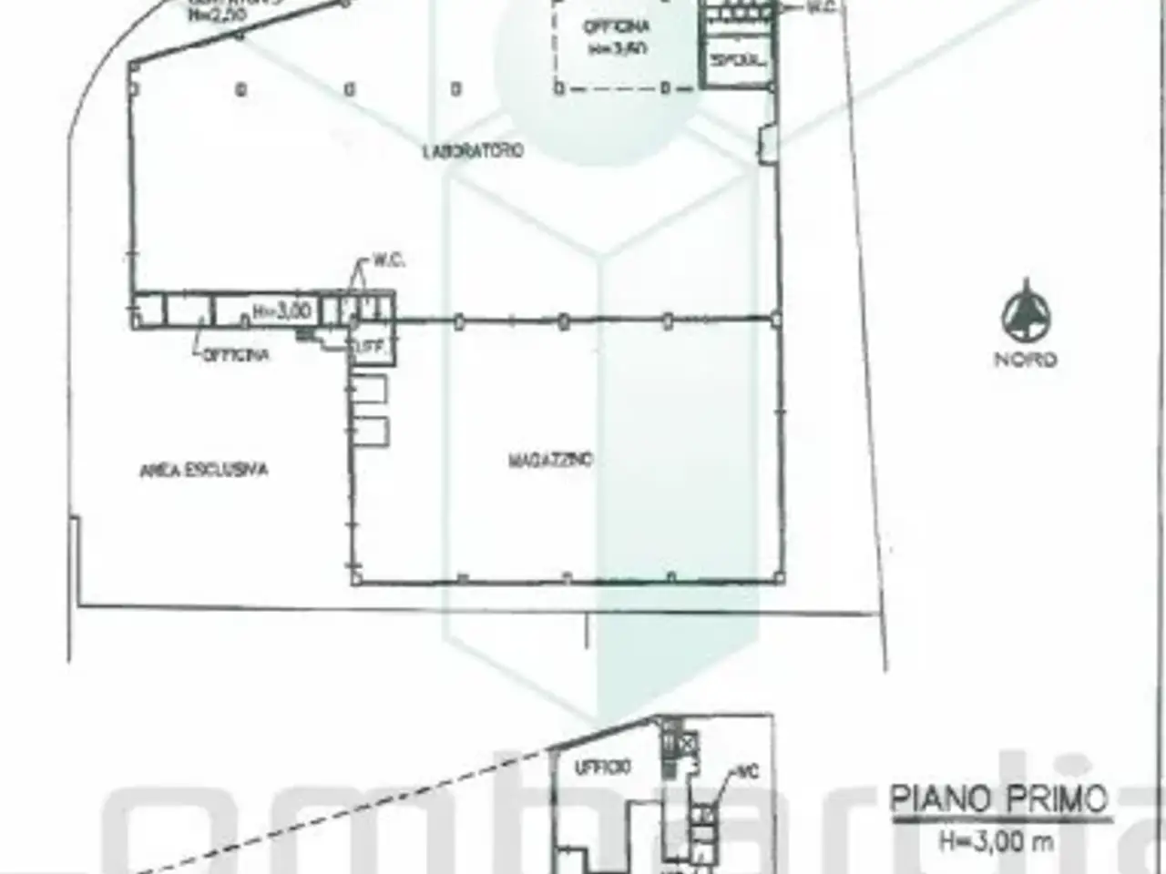 Capannone in Via Campo Bratela, Vaprio D'Adda, {3} - Planimetria 1