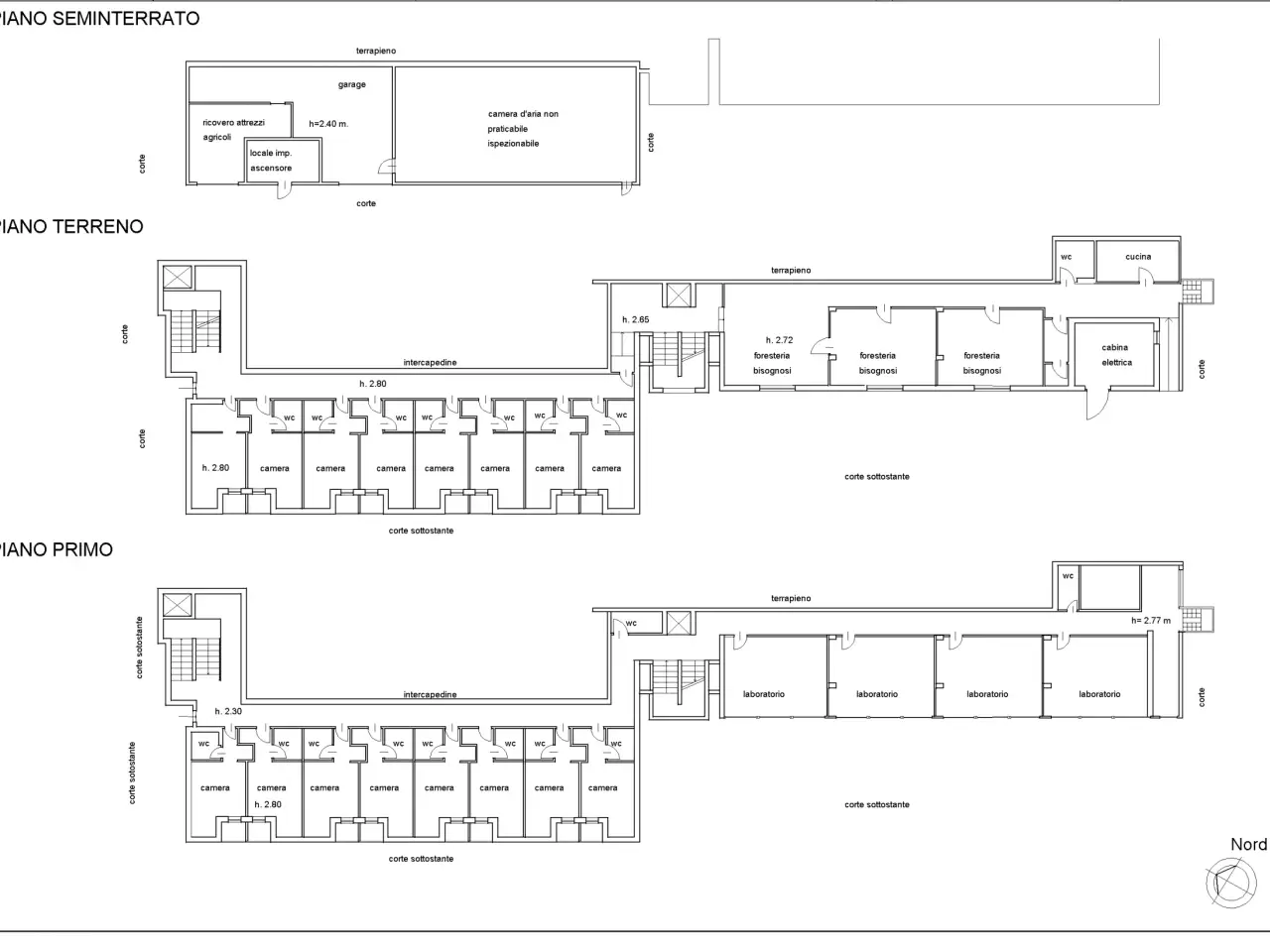 Palazzina commerciale in Via Miramare 43, Leivi, {3} - Planimetria 1