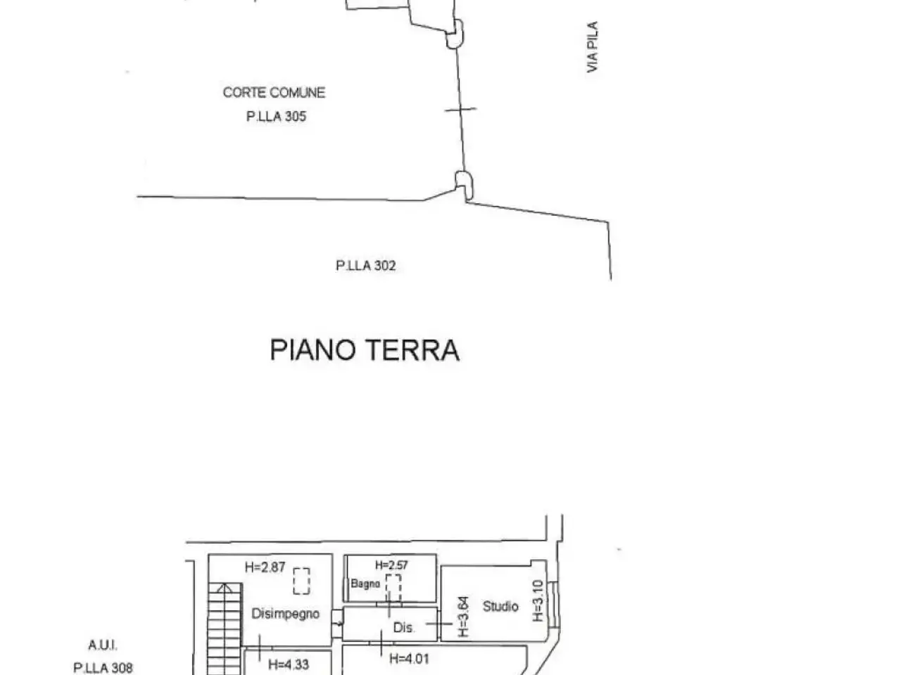 Terratetto unifamiliare in vendita, Via Pila, Brescia - Planimetria 1