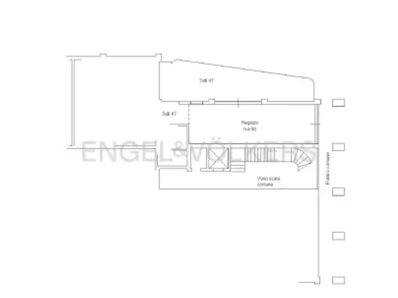 Negozio in Via Nazionale 206, Malalbergo, {3} - Planimetria 1