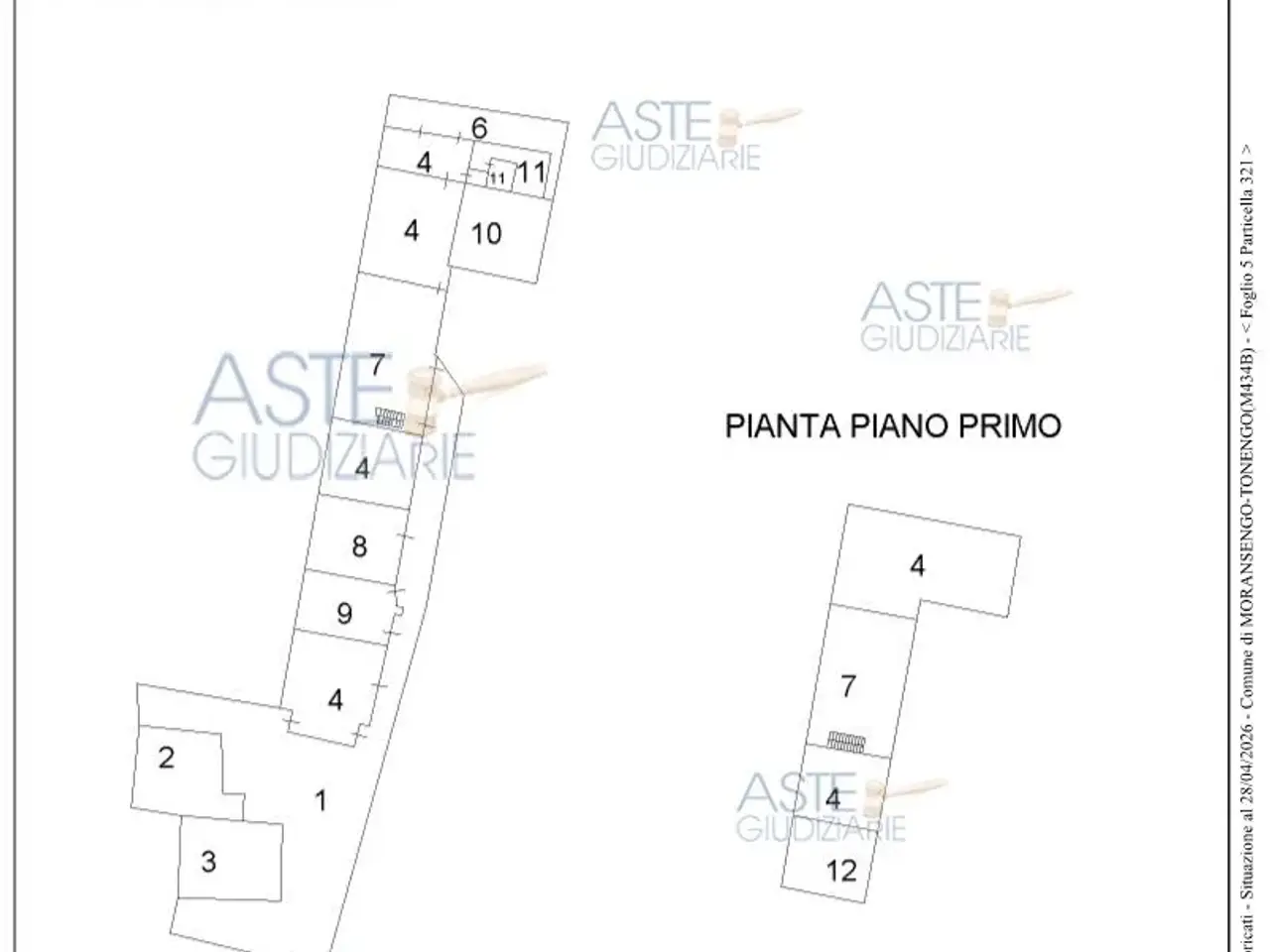 Fabbricato misto in Località Cascina Moglia, Moncucco Torinese, {3} - Planimetria 1