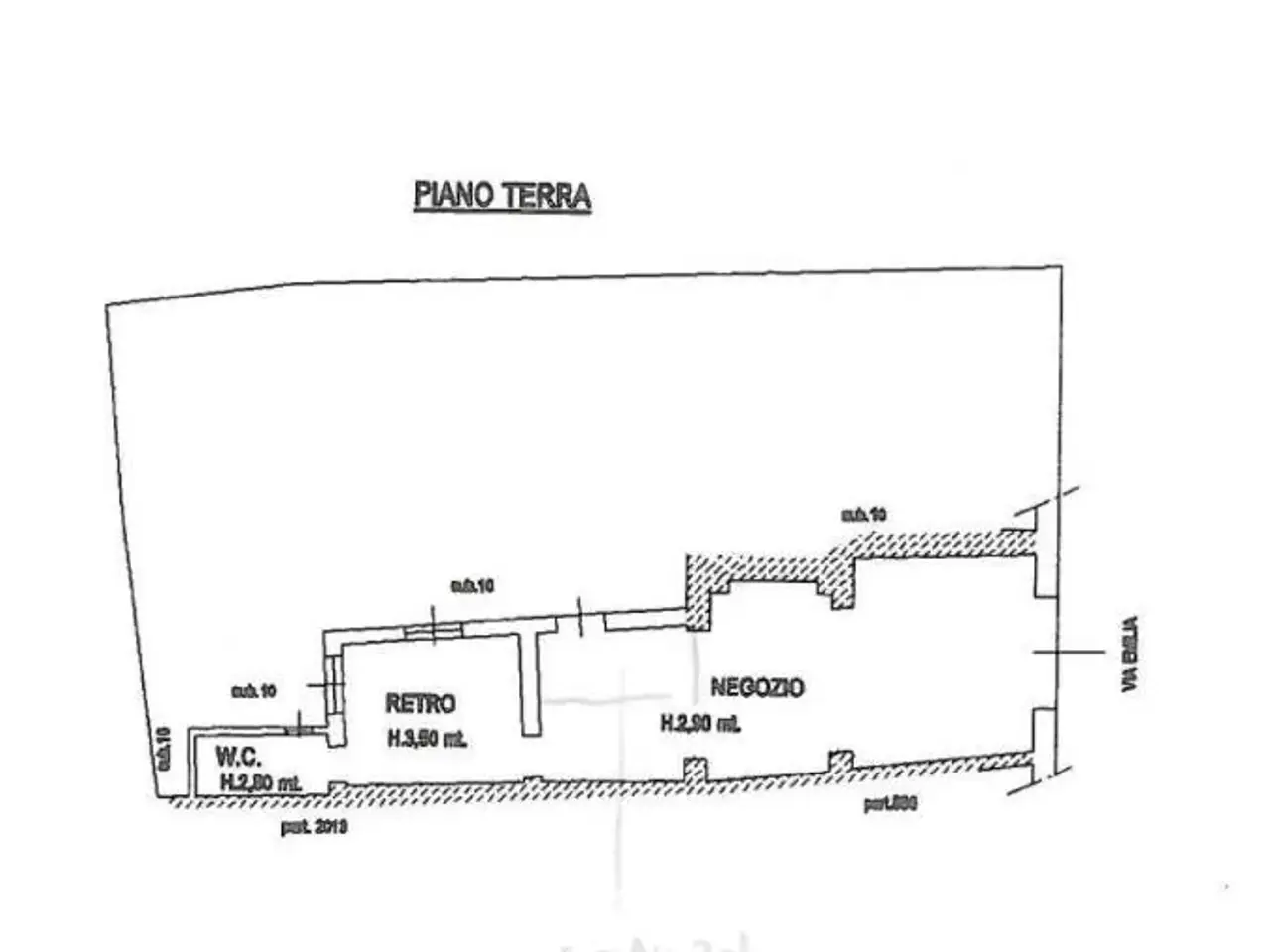 Negozio in Via Emilia 32, Tortona, {3} - Planimetria 1