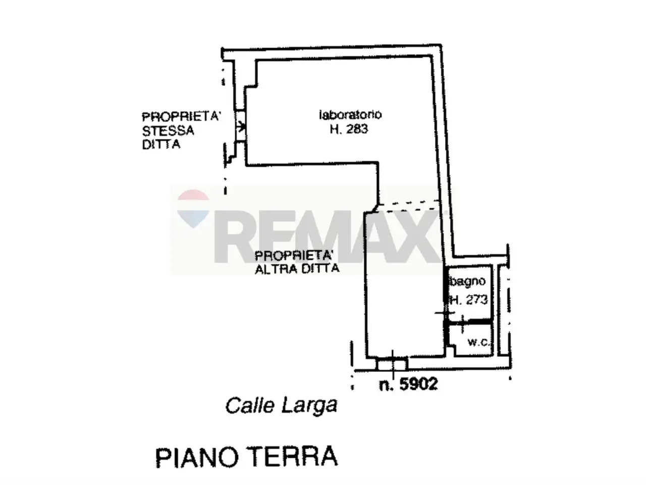Laboratorio in Campo Santa Marina, Venezia, {3} - Planimetria 1