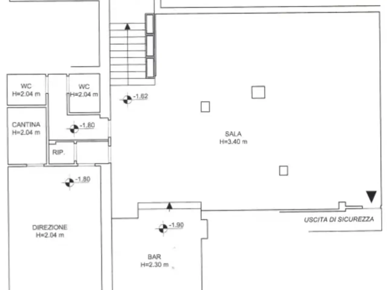 Negozio in Via Arziglia 111, Bordighera, {3} - Planimetria 1