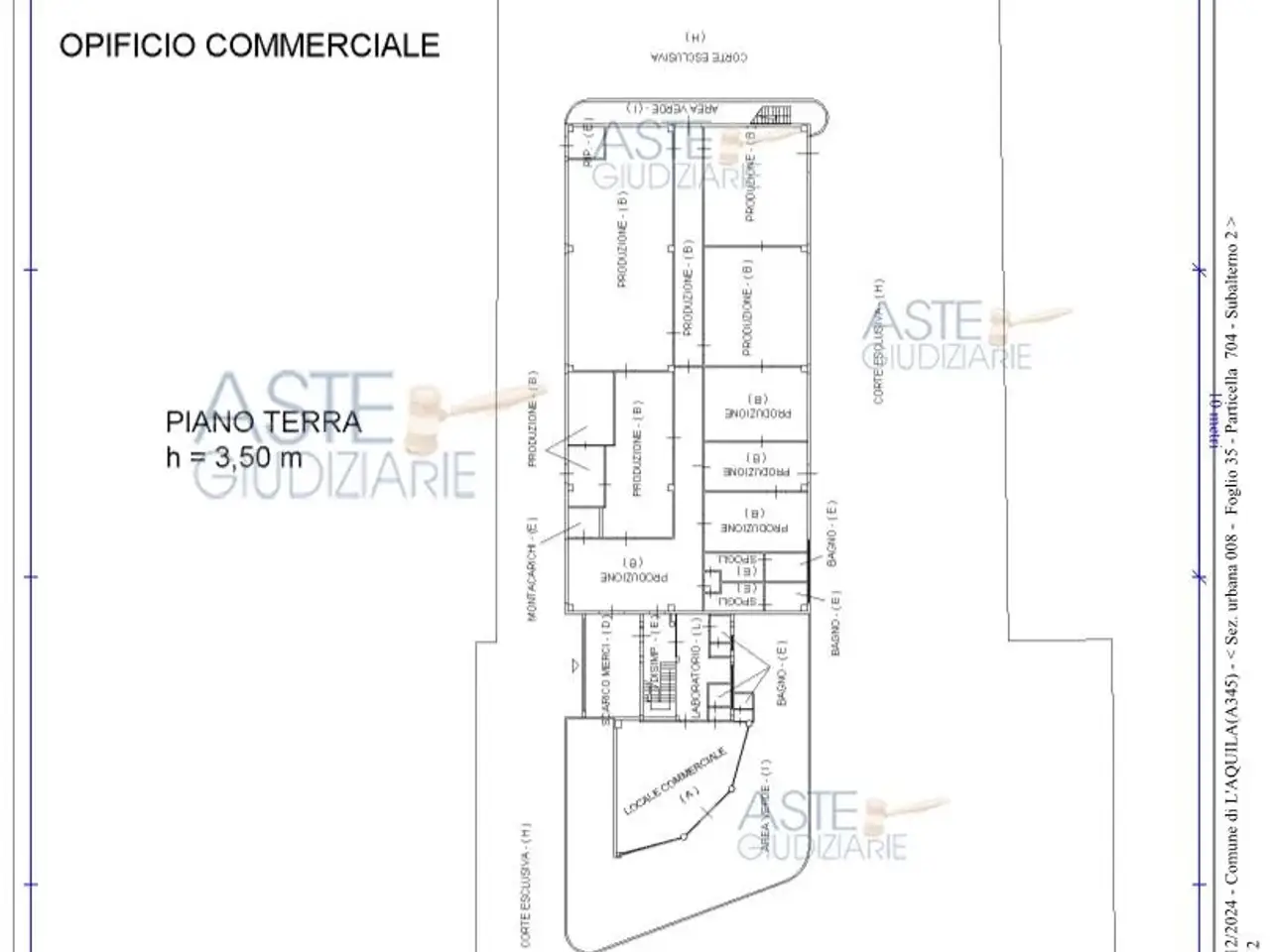 Capannone in Via delle Vignole, 67100 l'Aquila Aq, Italia 67100, L'Aquila, {3} - Planimetria 1