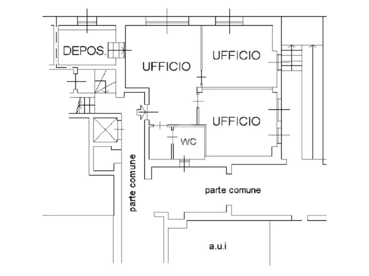 Ufficio in Via Fratelli Cairoli, Seregno, {3} - Planimetria 1