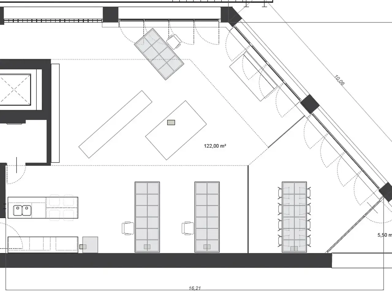 Ufficio in Via Fonderia, Treviso, {3} - Planimetria 1