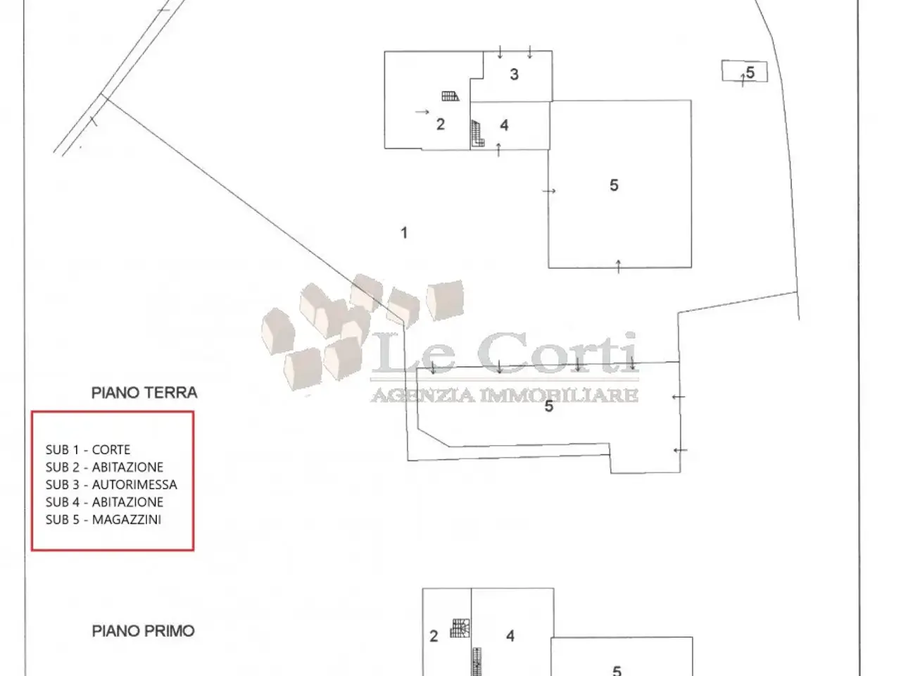 Capannone in , Albettone, {3} - Planimetria 1