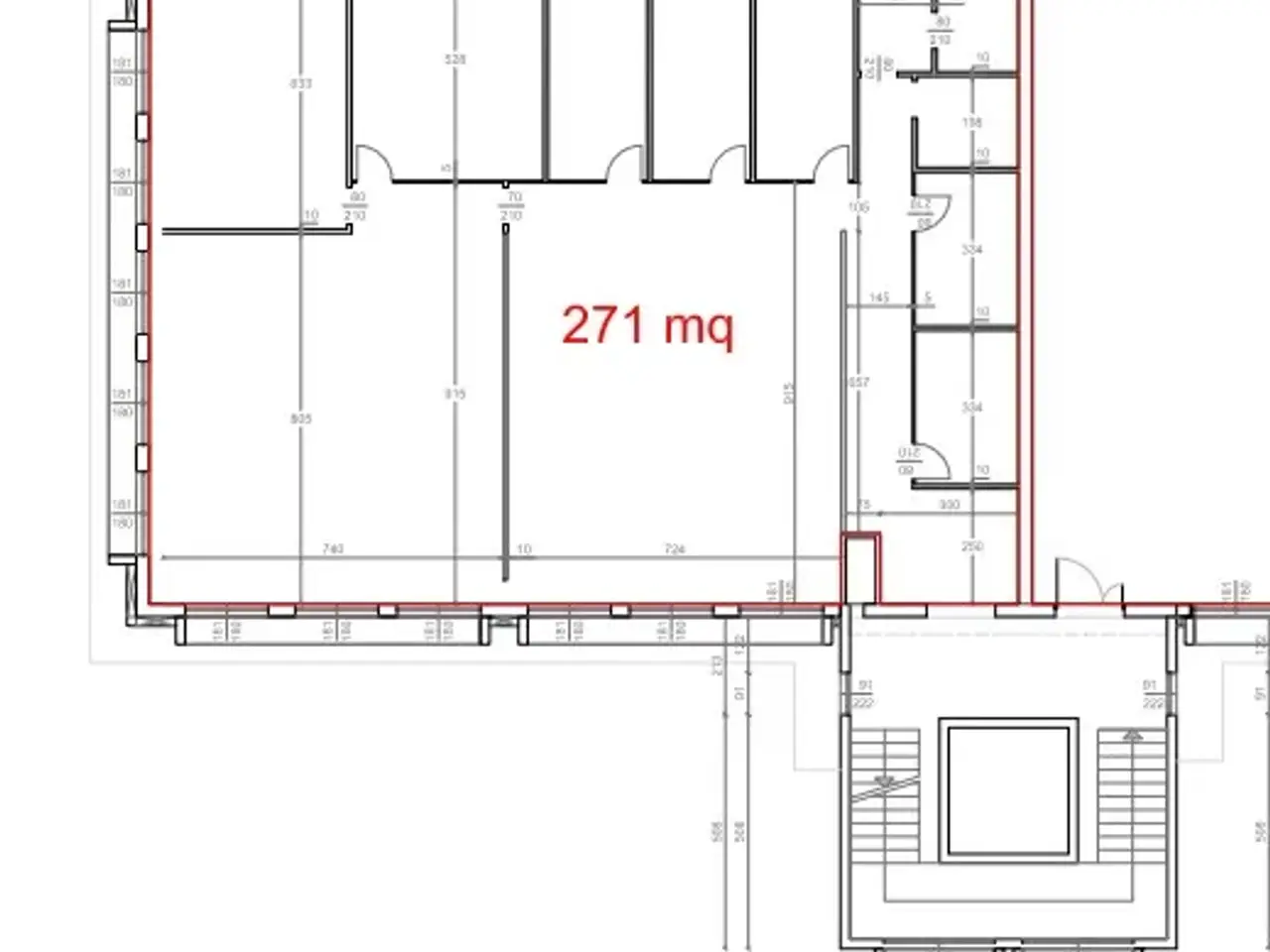 Ufficio in Via Zamenhof, Vicenza, {3} - Planimetria 1