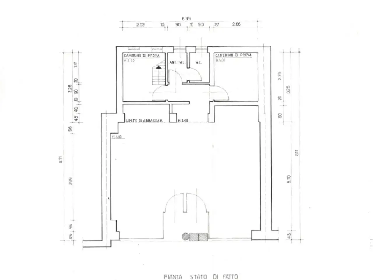 Negozio in Via delle Terme, Bagni di Tabiano 13/a, Salsomaggiore Terme, {3} - Planimetria 1