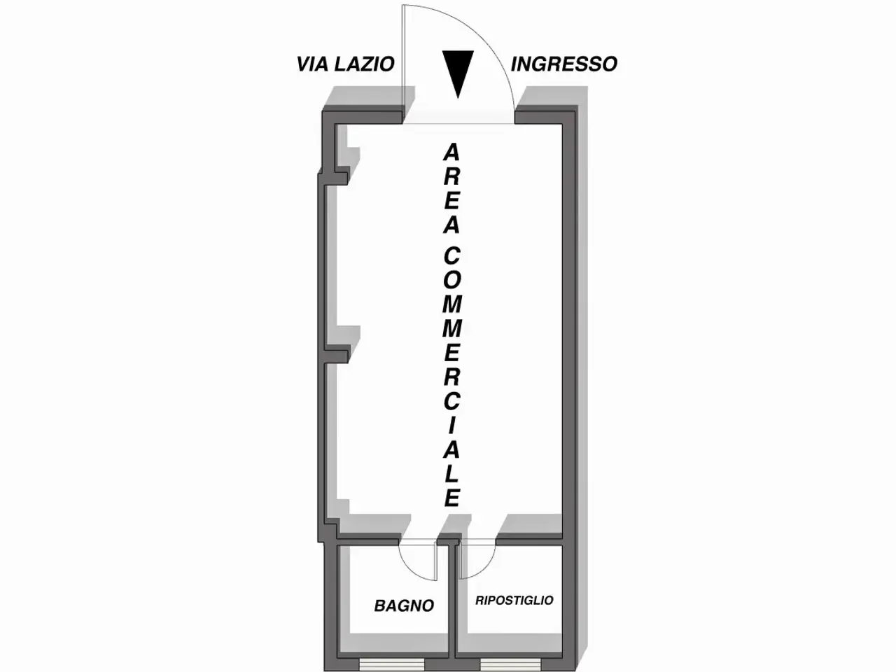 Palazzina commerciale in , Olbia, {3} - Planimetria 1