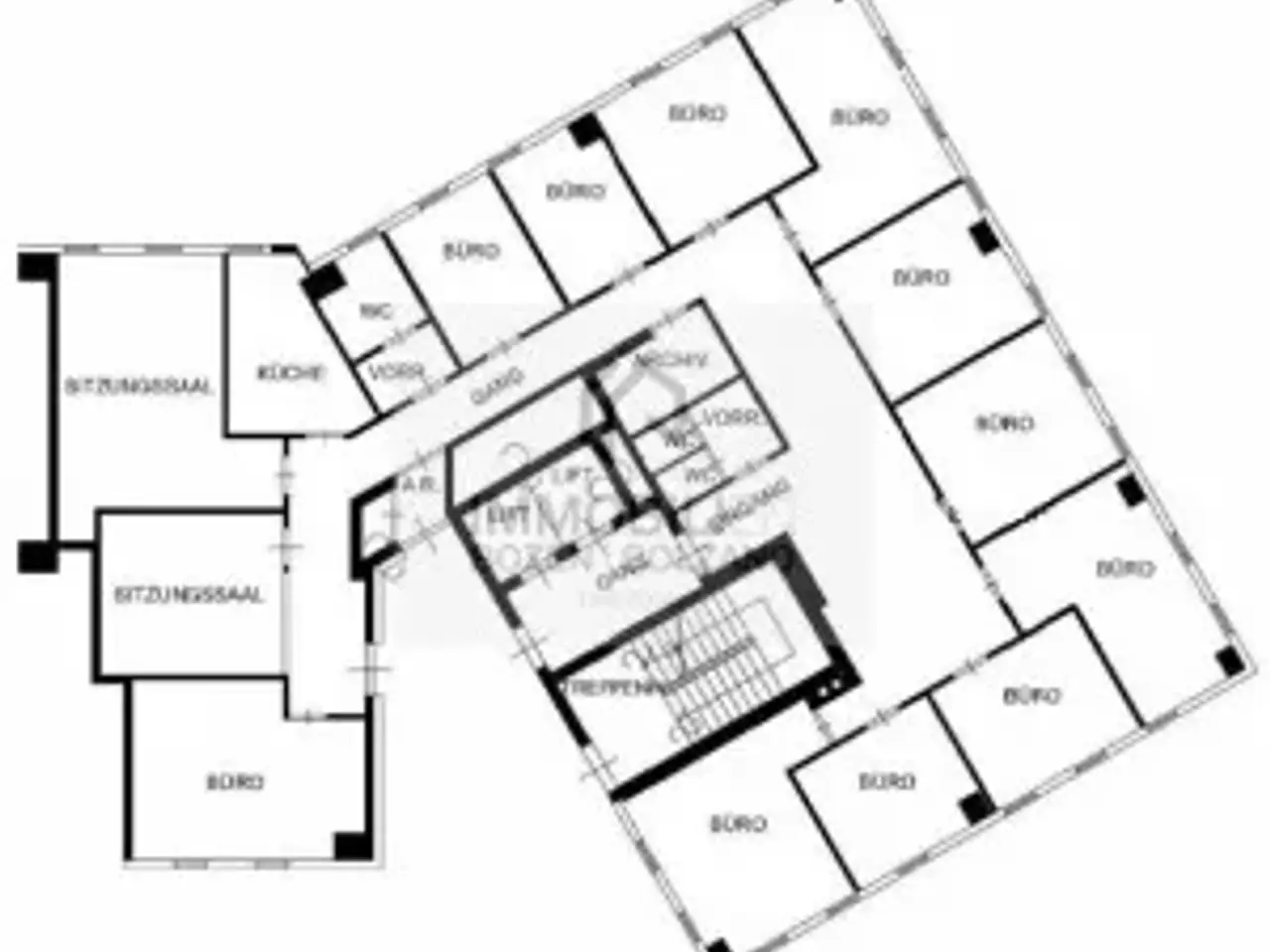 Ufficio in Via Alessandro Volta 6, Bolzano, {3} - Planimetria 1
