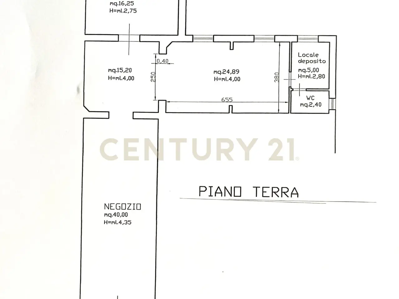 Negozio in Via Guglielmo Oberdan 27, Grosseto, {3} - Planimetria 1