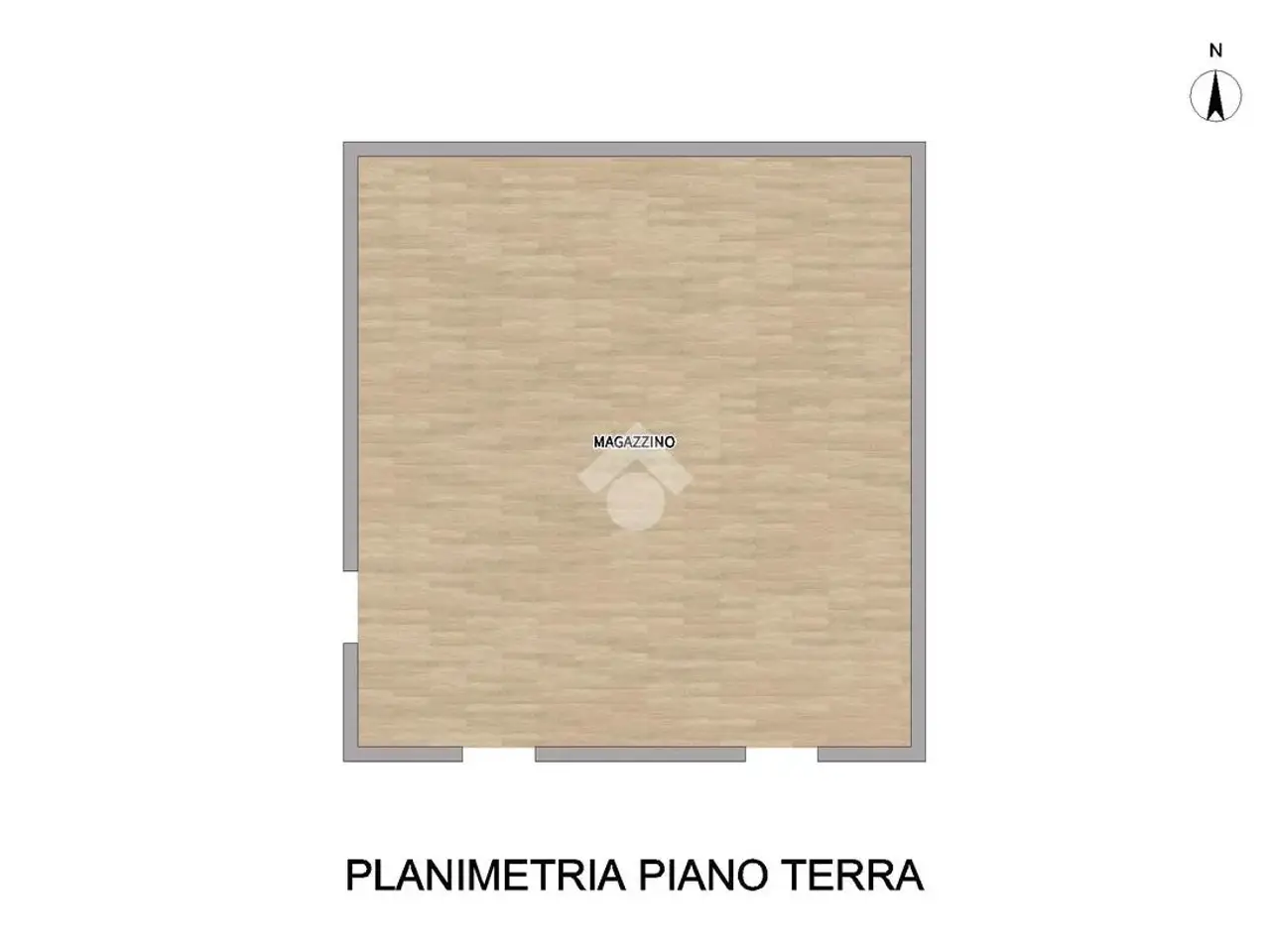Capannone in Via Giacomo Matteotti, Castelvetro Piacentino, {3} - Planimetria 1