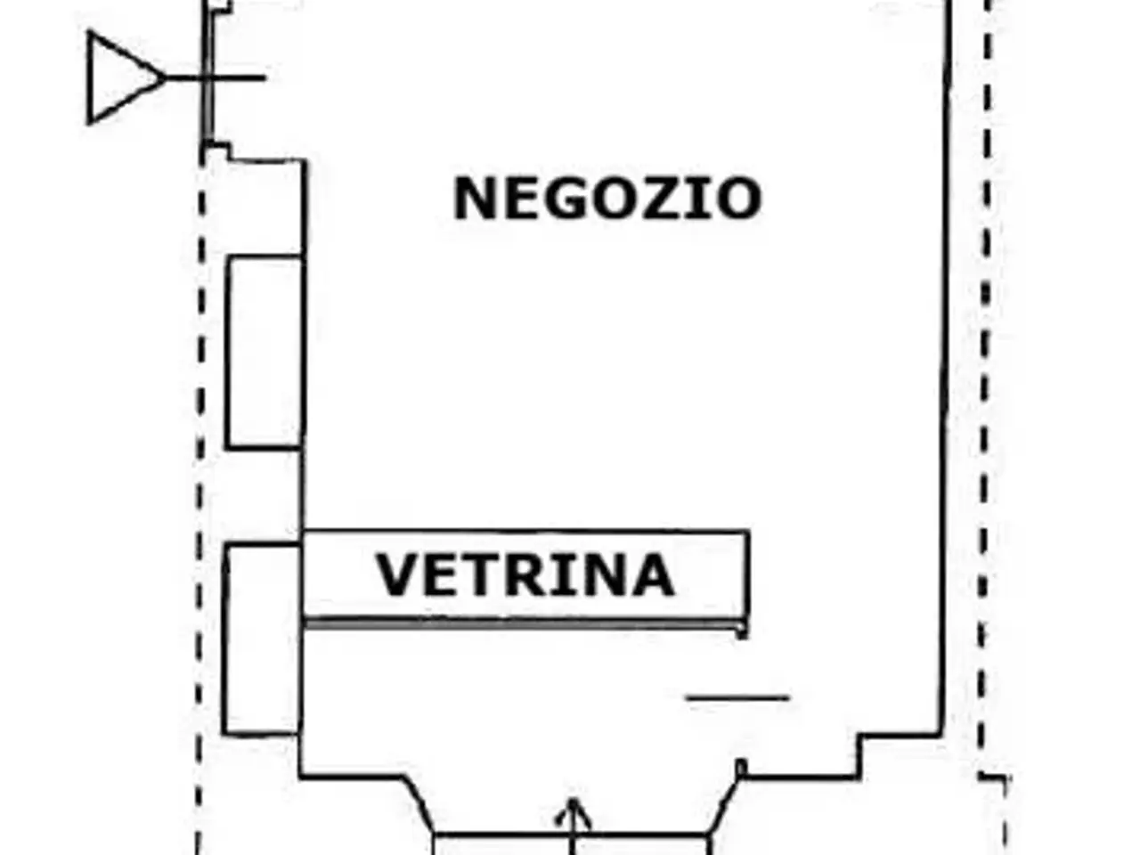 Negozio in Via San Secondo 68/B, Torino, {3} - Planimetria 1