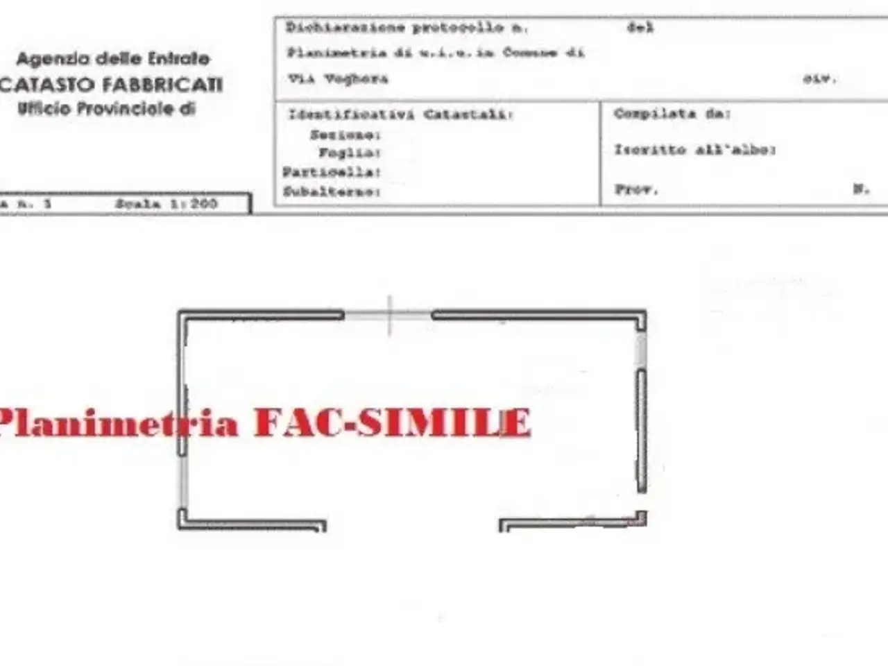 Magazzino in Via Sellia, Roma, {3} - Planimetria 1
