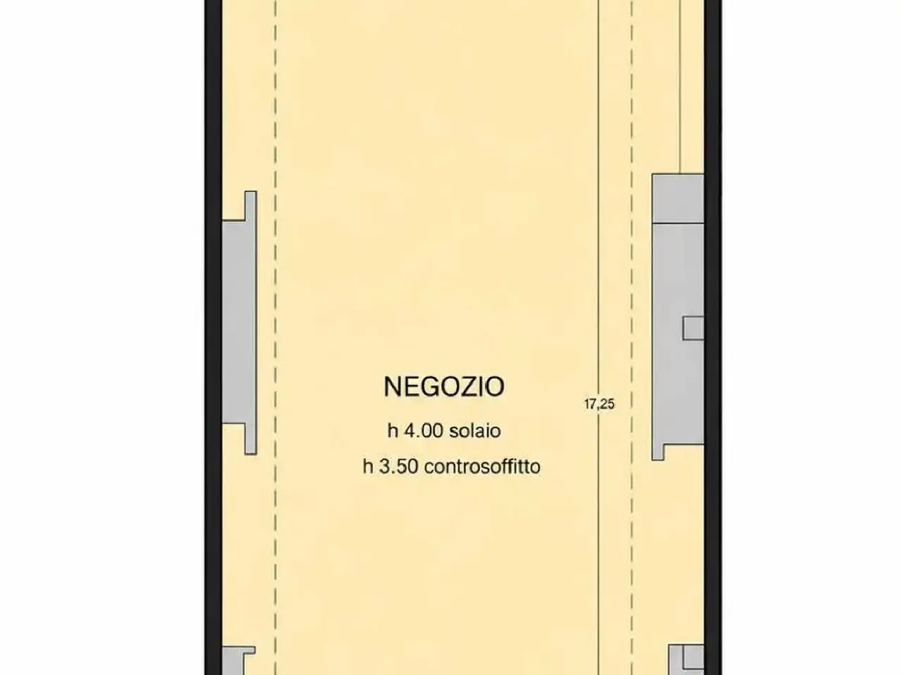 Negozio in Via Tisia, Siracusa, {3} - Planimetria 1