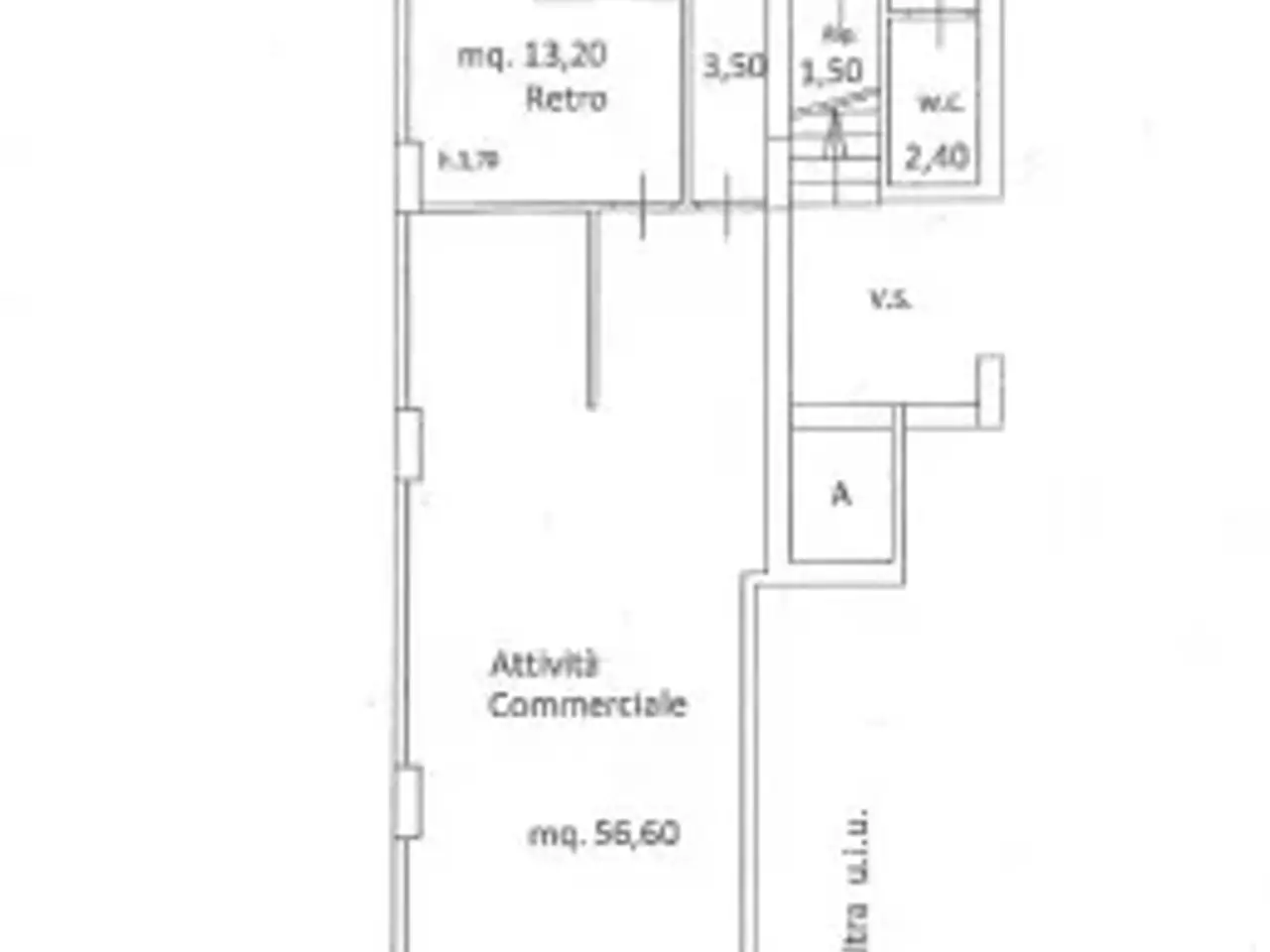 Negozio in Via dei Mille 59, Milazzo, {3} - Planimetria 1