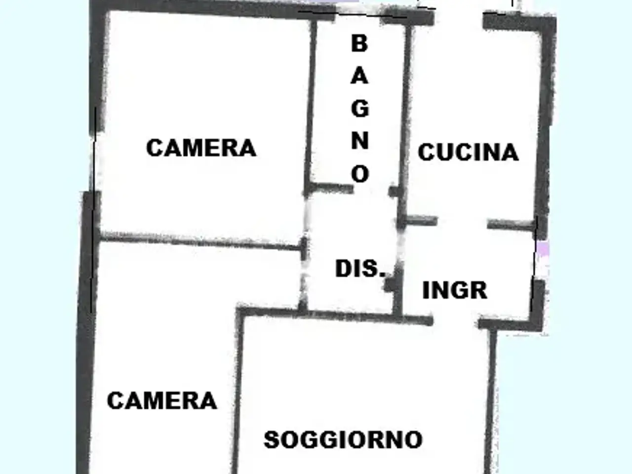 Trilocale in vendita, Via Altinia, Venezia - Planimetria 1