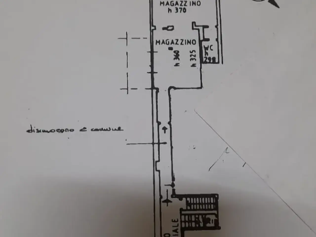 Magazzino in Piazza d'Azeglio, Firenze, {3} - Planimetria 1