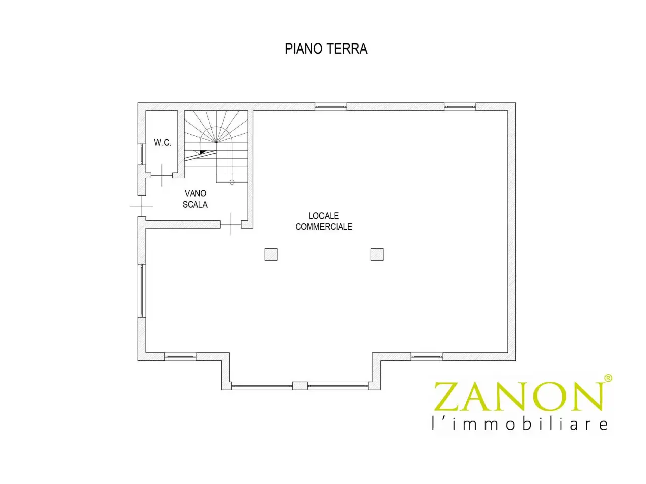 Negozio in Via Pertini 2, Capriva Del Friuli, {3} - Planimetria 1