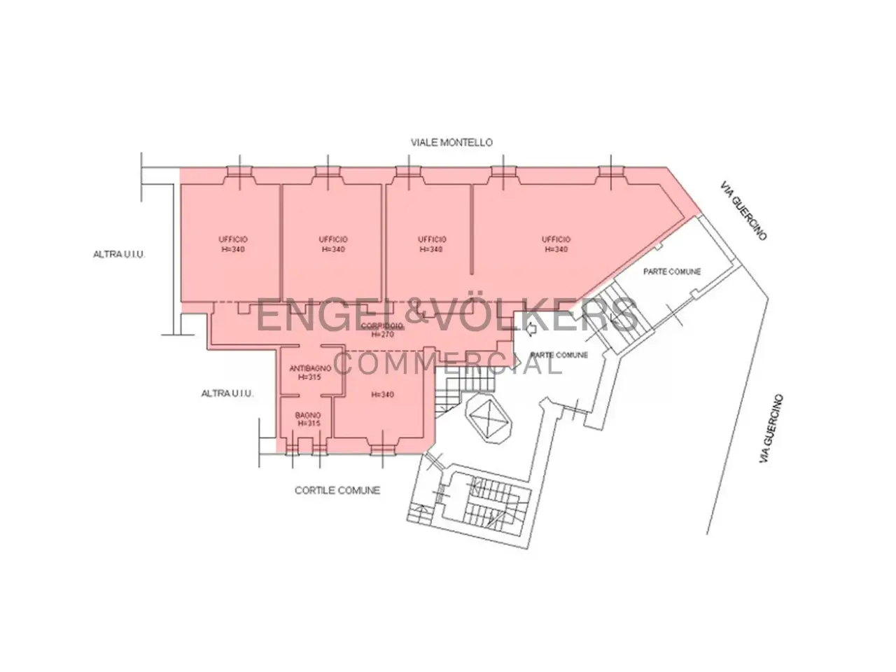 Ufficio in , Milano, {3} - Planimetria 1