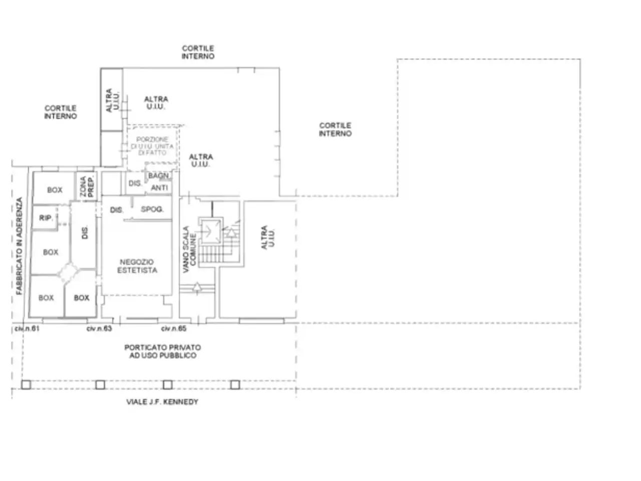 Negozio in Via Kennedy  61, Sasso Marconi, {3} - Planimetria 1
