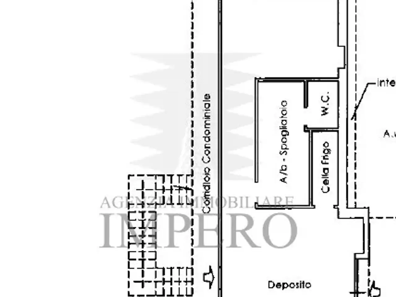 Magazzino in Via Jean Jonquiere 25, Ospedaletti, {3} - Planimetria 1