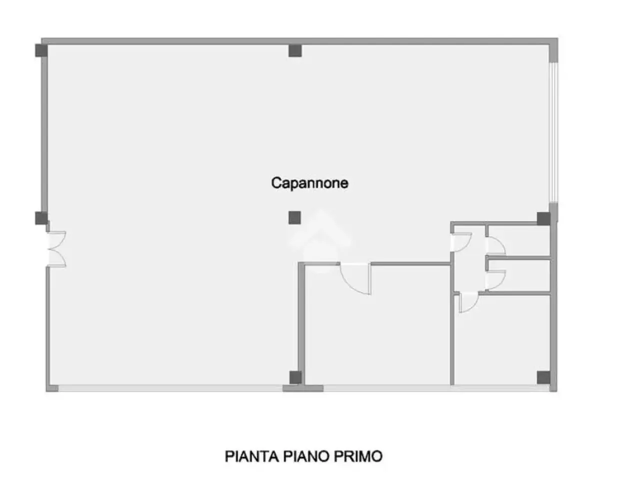 Capannone in Via per Mosciano 84, Giulianova, {3} - Planimetria 1
